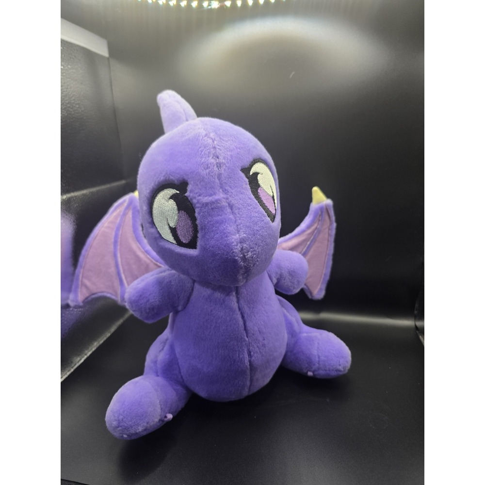Neopets Electronic Interactive Purple Dragon Plush Untested